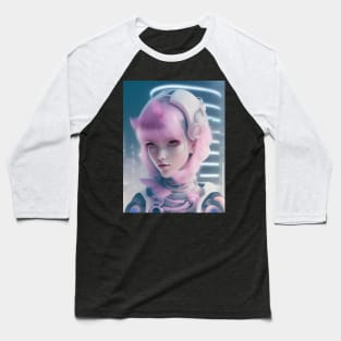 cyber  girl developer anime Baseball T-Shirt